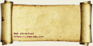 Večerinka Šabanović vizit kartica